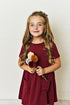 Maroon Twirl Dress